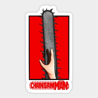 Denji Chainsaw Hand Sticker